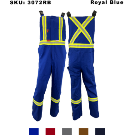 Premium FR Hi-Viz Unlined Bibs
