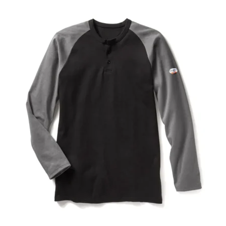 PROMO Rasco FR 2-Tone Henley Long Sleeve Shirt