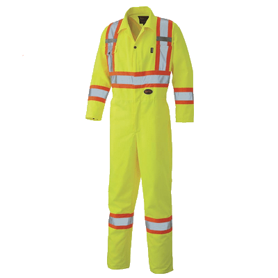 PROMO Hi-Viz Yellow Poly/Cotton Safety Coveralls