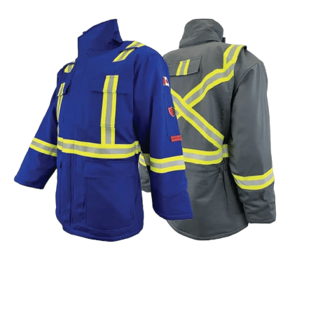 FR Hi-Viz Insulated Parka w/D Ring