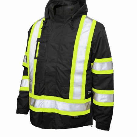 Lined 5-In-1 Hi-Viz Jacket