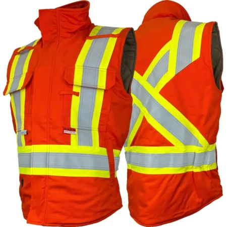 Guardian® FR/AR 4” Hi Vis Insulated Orange Vest