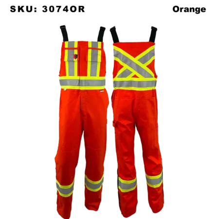 Guardian® FR/AR Hi-Viz Orange Unlined Bibs
