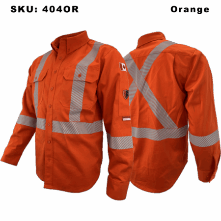 FR / Arc Orange Flash Work Shirt