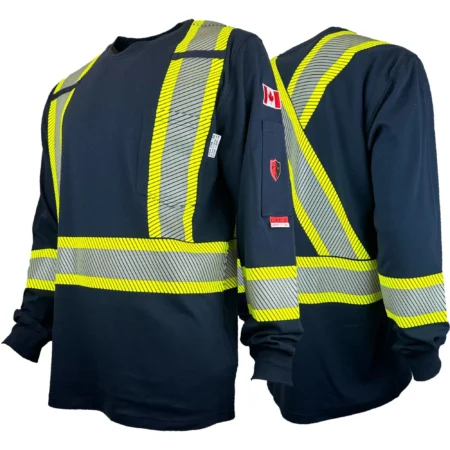 Guardian® FR/AR Hi-Viz Shirt with 4″ Striping