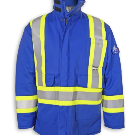 Hi-Viz FR Indura Ultrasoft Safety Parka Jacket