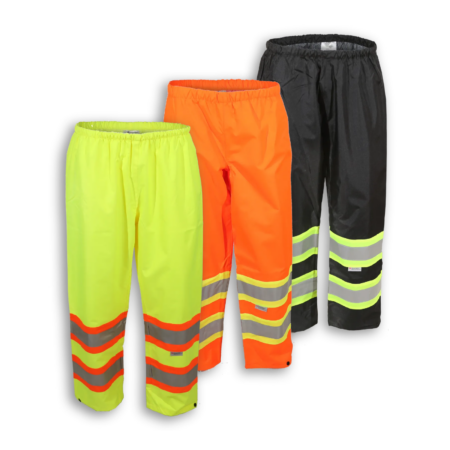 Hi-Viz 300 Denier Polyester Rain Pant