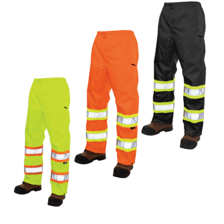 Pull-On Ripstop Safety Rain Pant