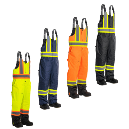 Hi-Viz Winter Safety Bib Overalls