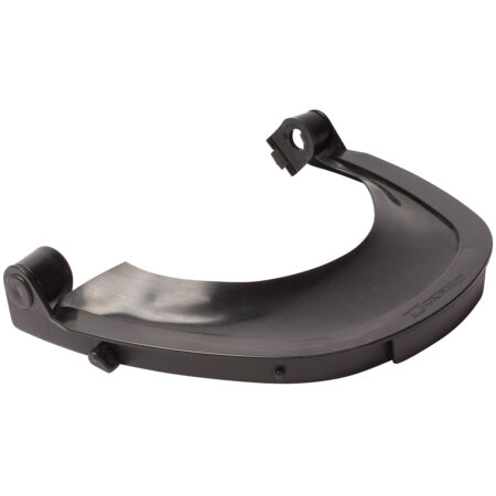 Cap-Mounted Face-Shield Bracket with Rubber Gasket