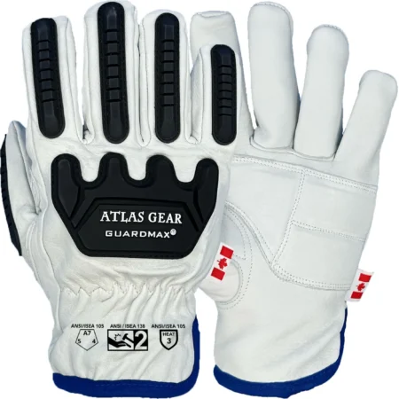 GuardMax® Leather Impact Gloves w/ Padded Palm