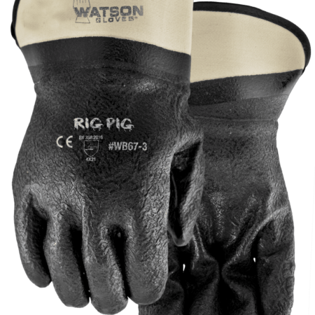 "Rig Pig" Nitrile/PVC Coated Gloves - 3pk.