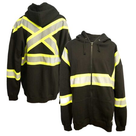 Hi-Viz Zip-Up Hoodie