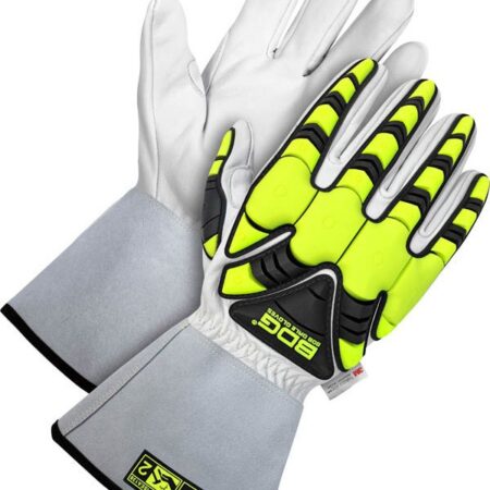 BDG CUT-X Lined Grain Goatskin Glove w/5″ Cuff (Impact/Cut)