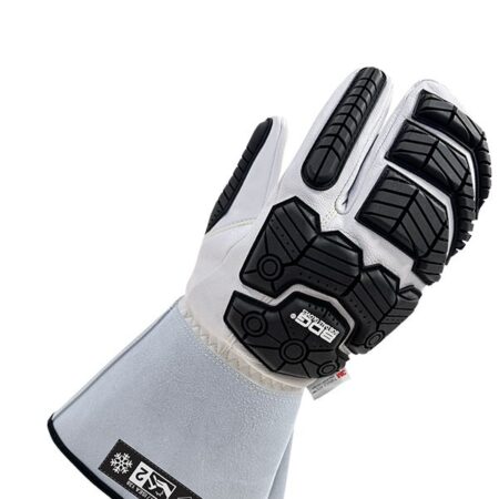 Lined Grain Goatskin 1-Finger Mitt w/5″ Cuff (Cut/Impact)