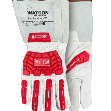 Watson Gloves Van Goat Goatskin Gauntlet Impact Gloves (Cut A6)