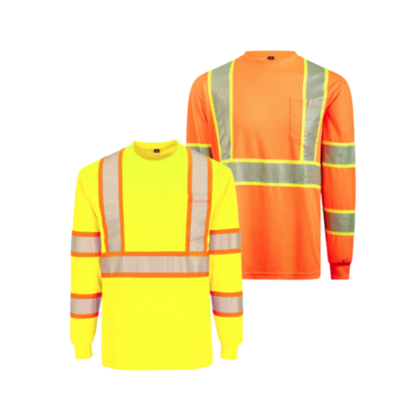 Hi-Vis Segmented Tape L/S T-Shirt