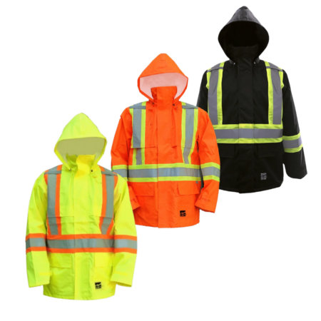 Open Road® Hi-Viz 150D Rain Jacket