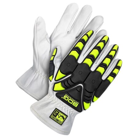 Goatskin Glove with Impact Resistance Slip-On Cuff