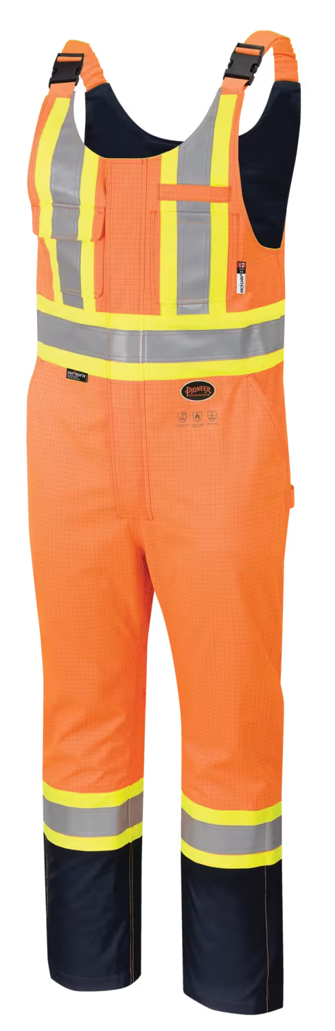 Defender® FR/ARC/Antistatic 300D Oxford Trilaminate Safety Bib Overalls - Image 1