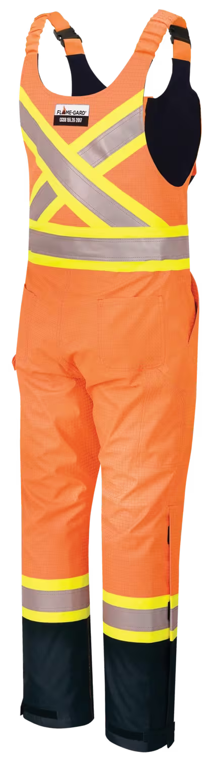 Defender® FR/ARC/Antistatic 300D Oxford Trilaminate Safety Bib Overalls - Image 2